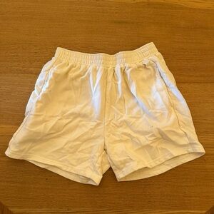Cotton Cream Shorts— LA Boutique